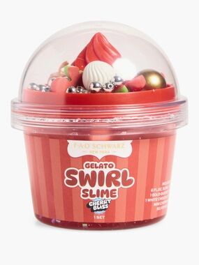 FAO Schwarz Gelato Swirl Slime Cherry Bliss